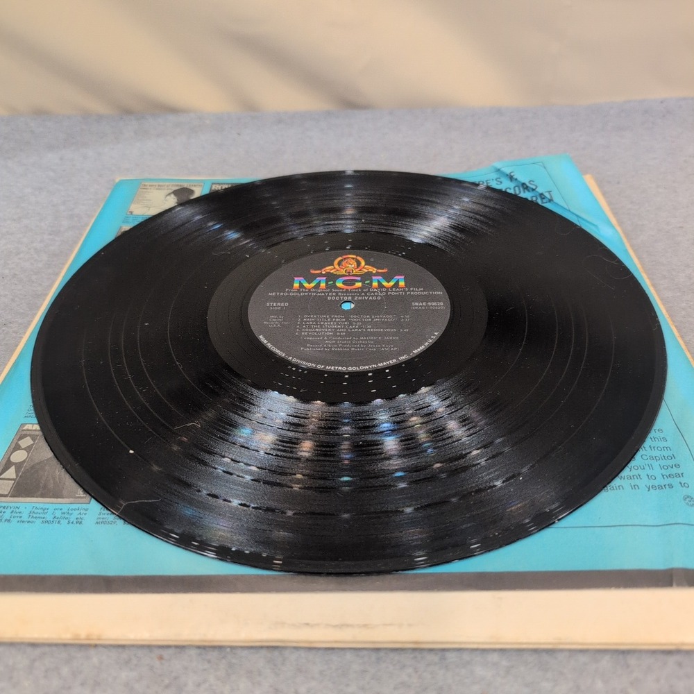 Doctor Zhivago Original Soundtrack Vinyl LP Maurice Jarre MGM SWAE-90620 Stereo - Picture 4 of 7